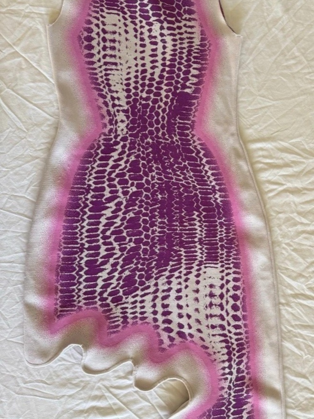 PH5 Brooklyn Wavy Asymmetric Dress Purple Knit No Tags - Picture 10 of 14